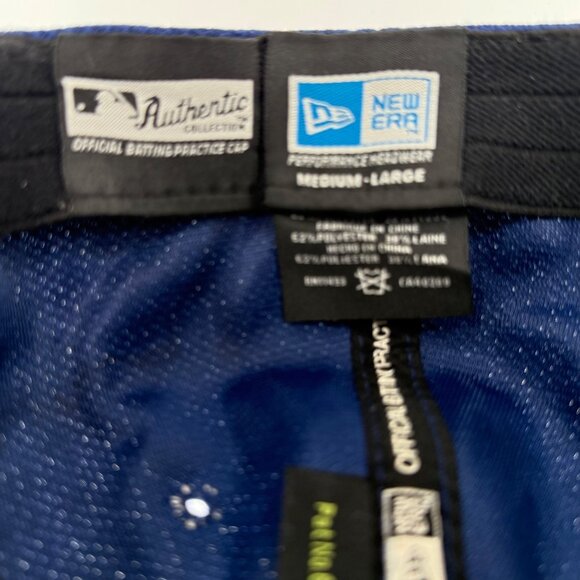 Chicago Cubs New Era 39THIRTY MLB Authentic Stretch Fit Cap M/L Navy - Picture 5 of 6